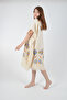 Poncho Muslin Cotton Rug Pattern Beach Clothing Wrinkle Water Absorbent High Unisex - 2