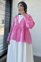 Robadan Tie-Up Muslin Kimono – Pink - 3