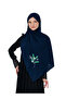 Polyster Navy Blue Color Shawl Palestine Olive Branch Colorful Embroidered S100040 - 6