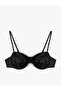 Glittery Shiny Underwire Strapless Bikini Top