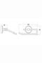 Stainless Brass Aegean Set of 3 - Ring Towel Holder-Toilet Paper Holder - 5