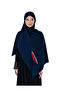 Polyster Navy Blue Color Shawl Palestine Map Embroidered with Watermelon Colors S100041 - 2