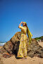 Women's Zigzag Patterned Dress Yellow - 4