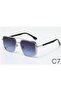 Men's Uv-400 Protection Stylish Rimless Sunglasses