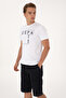 Men's Regular Fit White Crew Neck T-Shirt 50306908-Vr013 - 3
