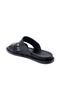 Kindep Tardelli Genuine Leather Poly Light Sole Comfort Daily Men's Slippers Black to Black - 4