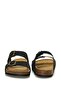 Mendy Lth Fx Buckled Side Written Suvet Nubuck Slippers - 5