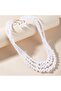 Stylish and Elegant Double Pearl Set: Necklace & Earrings