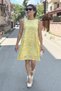 Yellow Scallop Sleeveless Dress 28970 - 3