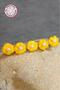 - Hülya 6683 4991 Handmade Polymer Clay Small Yellow Daisy Flower Designed Hair Clip / 6 cm