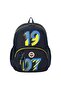 3 Compartment 3D 1907 Printed Faux Leather School Backpack (25743)