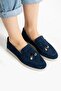 Women's Comfortable Lightweight Soft Suede Tasseled Loafer Ballet Flats - 3
