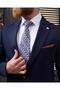 Italian Style Slim Fit Combination Suit Navy Blue T13925 - 2