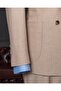 Italian Style Double-Breasted Jacket Pants Suit Camel T14095 - 8