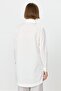 Metal Accessory Shirt Collar Cotton Tunic Ecru - 4