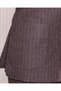 Italian Style Double Breasted Jacket Pants Suit Brown T14092 - 5