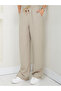 Linen Mixed Relaxed Fit Summer Pants # 7665 - 4