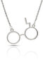 Harry Potter Glasses Model Necklace – Silver Color with Twist Chain