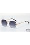 Women's Stylish Rimless Sunglasses with Uv-400 Protection