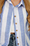 Striped Casual Long Sleeve Shirt - 3