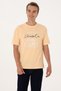 Men's Comfort Fit Orange Crew Neck T-Shirt 50300239-Vr202