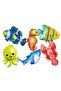 Ocean Animals 5 Years Birthday Balloon Set with Large Size Balloons Sea Creatures Balloon Set - 2