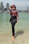 Croplu Hijab Swimsuit Set Dotted