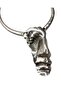 Silver Plated Zamak Necklace (Face Necklace) - 2