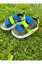 Size 26-35 Three Stripes Lightweight Non-Slip Sole Girls-Boys Sandals - 5