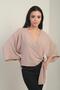 Women's Double Breasted Collar Short Ayrobin Blouse - 2