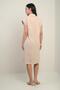 Women's Short Sleeve Shirt Dress with Side Slits and Pocket with Lanyard - 4