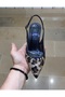 Women's 5cm Thin Heel Soft Tulle and Sequins Covered Front Closed Back Open Evening Dress Shoes - 2