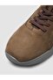 100% Genuine Leather Khaki Suede Lace-Up Men's Sports Shoes - 7
