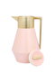 Lydia Everest Thermos, 1 Liter, Gold Handle, Glass Thermal Inner, Plastic Exterior - Pink - 2