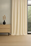 1. Grade Quality Cream Satin Sunshade Curtain