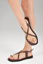 Hanna Brown Ringed Women's Sandals - 2