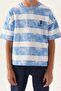 U.S. Polo Assn Licensed Striped Indigo Boy Bermuda Suit - 4