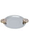 Steel Tray Alsaif Gallery, Circular - Silver - 2