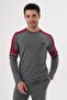 Men's Long Sleeve Seasonal Crew Neck Pajama Set 90% Cotton 10% Viscose - 3