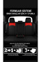 غطاء مقعد السيارة المتوافق مع سلسلة RIVA Plus من Seat Ateca - 4