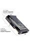 Rfid Protected Aluminum Metal 20 Cards Capacity Slim Lightweight Secure Card Holder Black - 4
