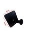 Self-Adhesive Hanger Single Matte Black Pack of 4 - 4