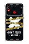 Samsung Galaxy A10s Protective Case Cover Caution Never Touch My Phone