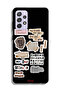 Samsung Galaxy A72 5G Protective Case Cover Good Luck Quotes Stickers