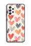 Samsung Galaxy M32 5G Protective Case Cover Hearts Art