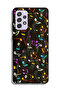 Samsung Galaxy A72 5G Protective Case Cover Music Fabric Pattern