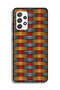 Samsung Galaxy M32 5G Protective Case Cover Strips Art Pattern