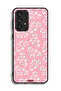 Samsung Galaxy A33 5G Protective Case Cover Flowers Background Pattern
