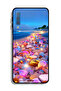 غطاء حماية لهاتف Samsung Galaxy A7 (2018) برسومات فنية من الأحجار