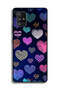 Samsung Galaxy A71 5G Protective Case Cover Dhaga Hearts Pattern